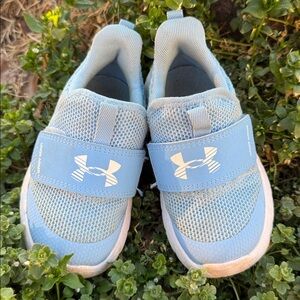 Under Armour Kids Light Blue Sneakers